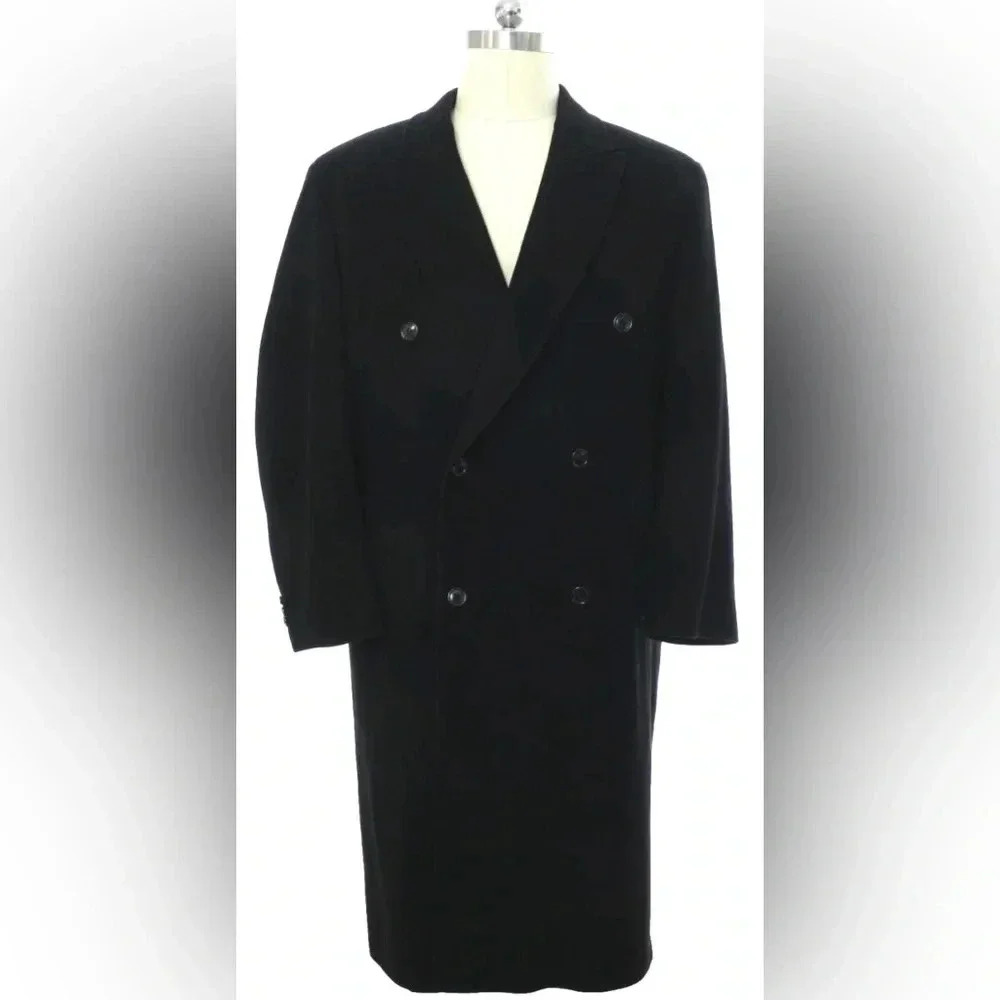 Chaps Ralph Lauren Mens Cashmere Chaps Ralph Lauren Overcoat Jacket L-48 - Picture 2 of 11